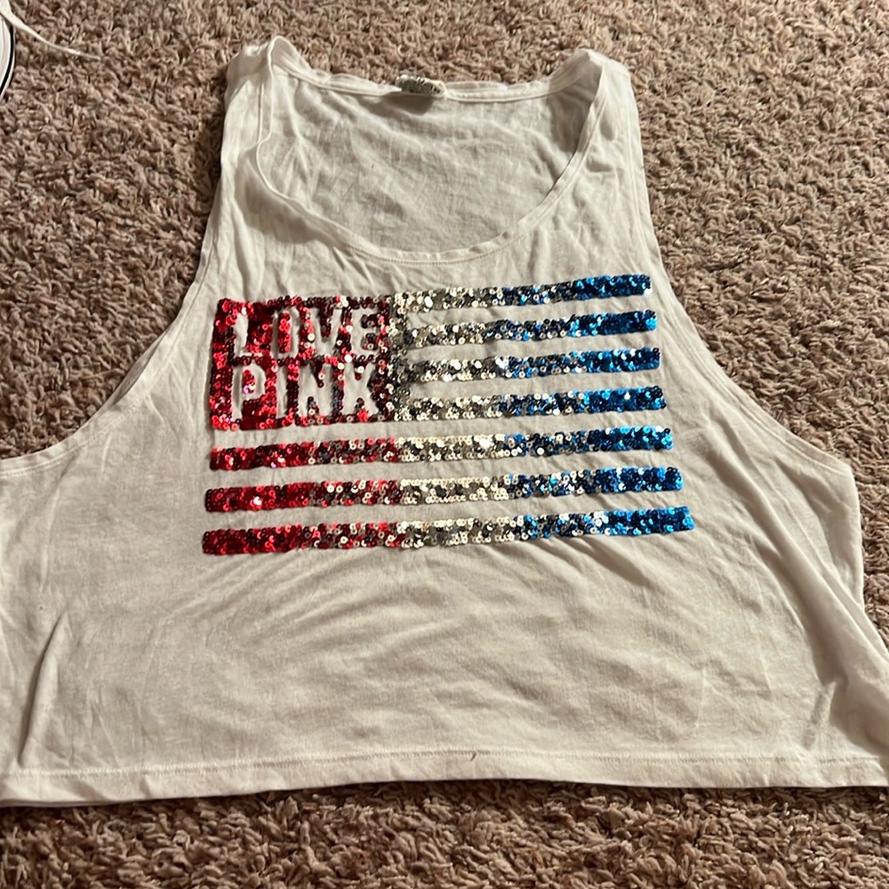 PINK Victoria secret crop tank